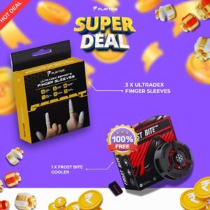 UltraDex Esports Finger Sleeves + Frost Bite Magnetic Phone Cooler : Combo
